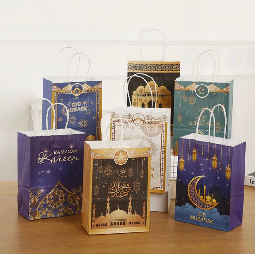 Large EID Paper Bags (Pack of 8)