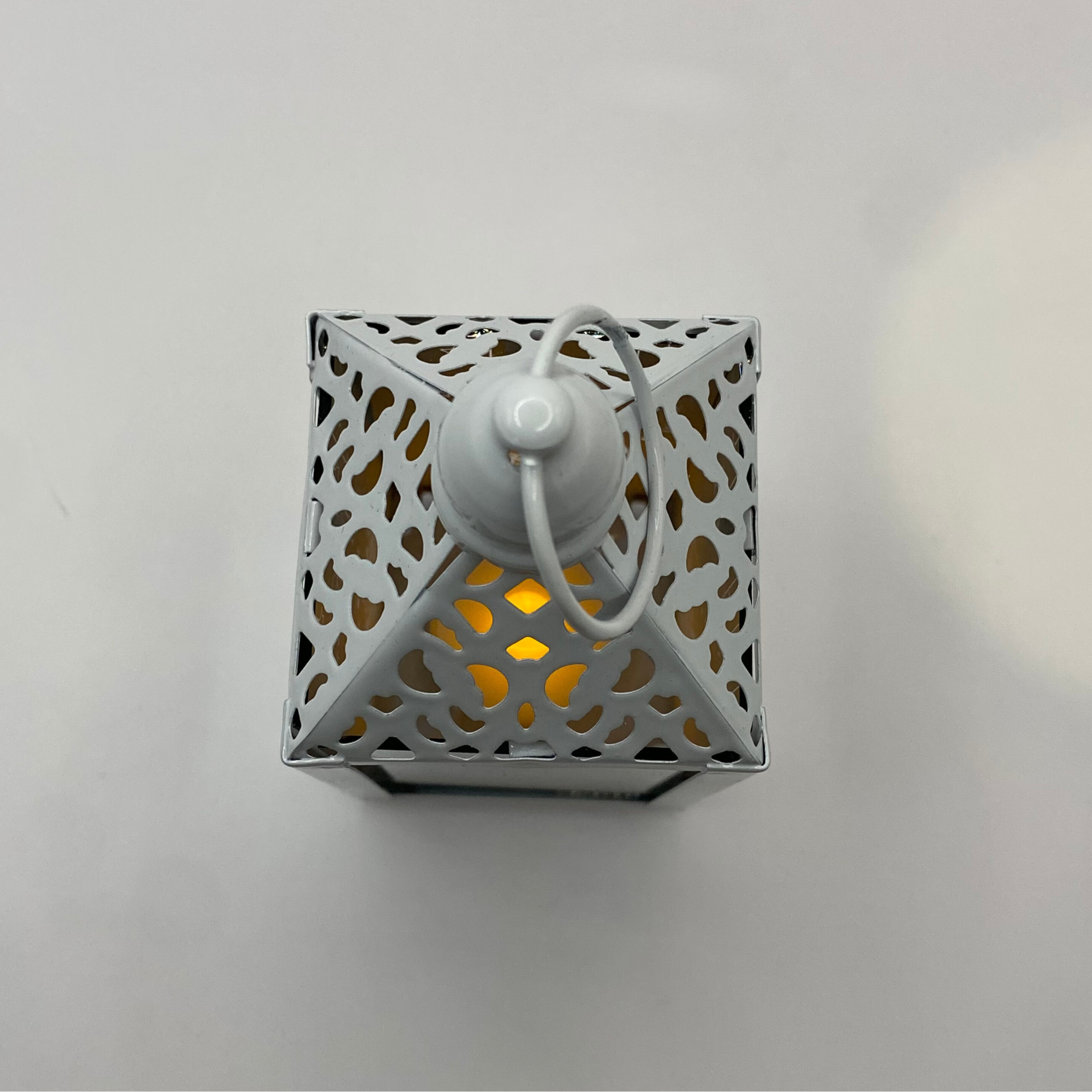 Islamic Geometric LED Lantern Bronze