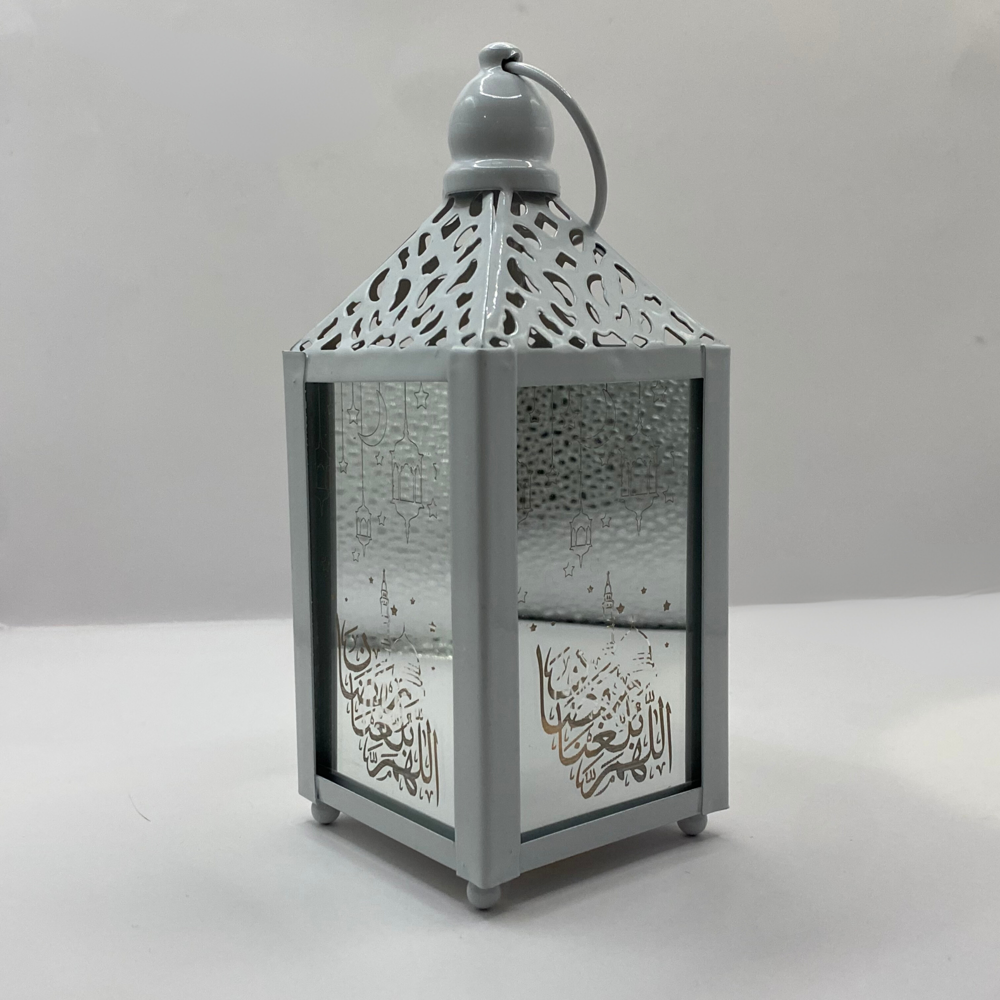 Islamic Geometric LED Lantern Bronze