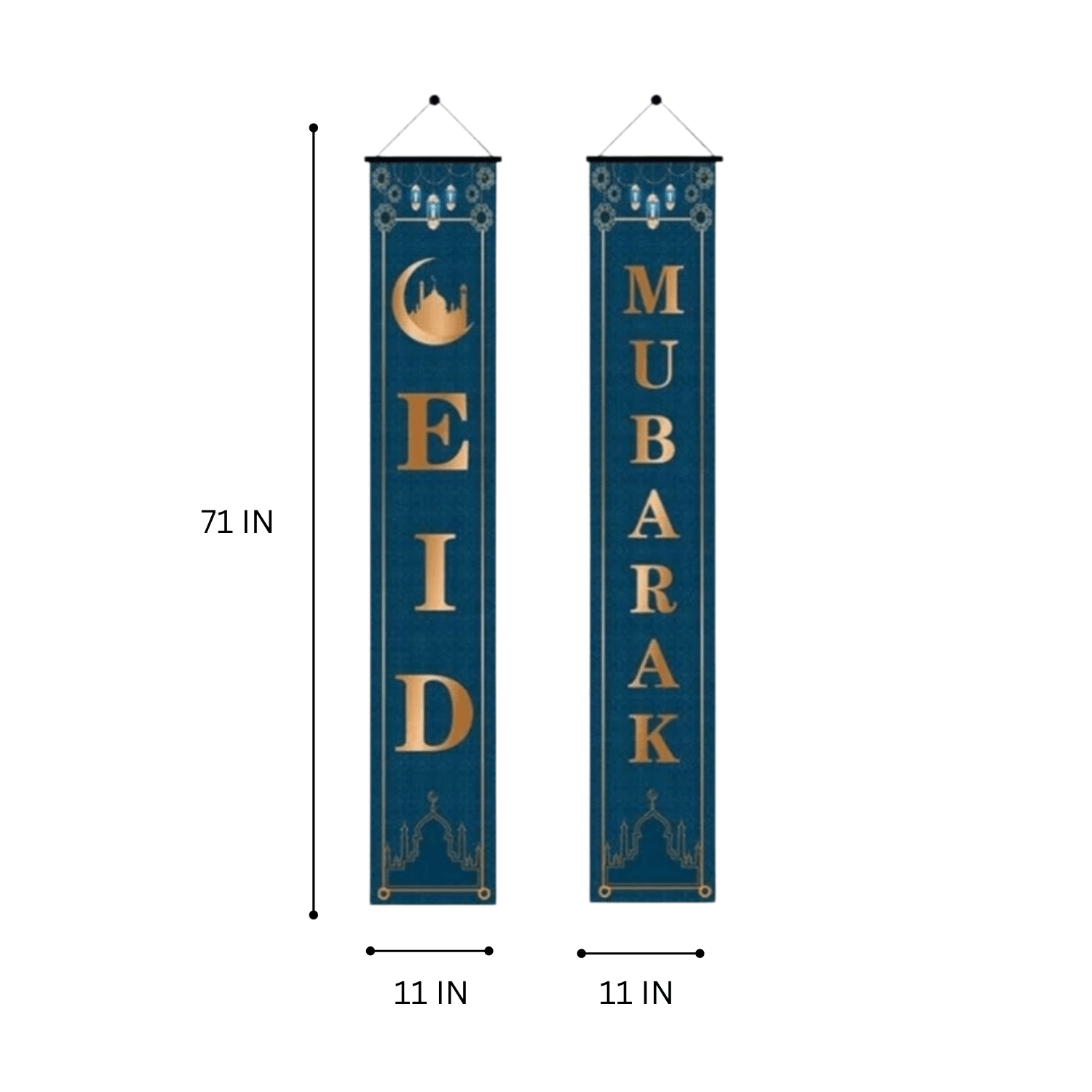 Eid Mubarak Hanging Banner - eRayyan