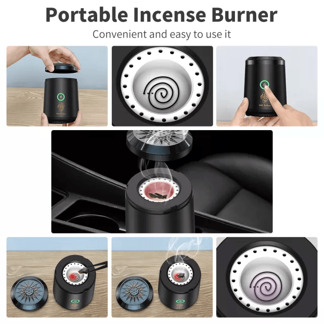 Electric & Rechargeable Bukhoor/Incense Burner with USB - eRayyan