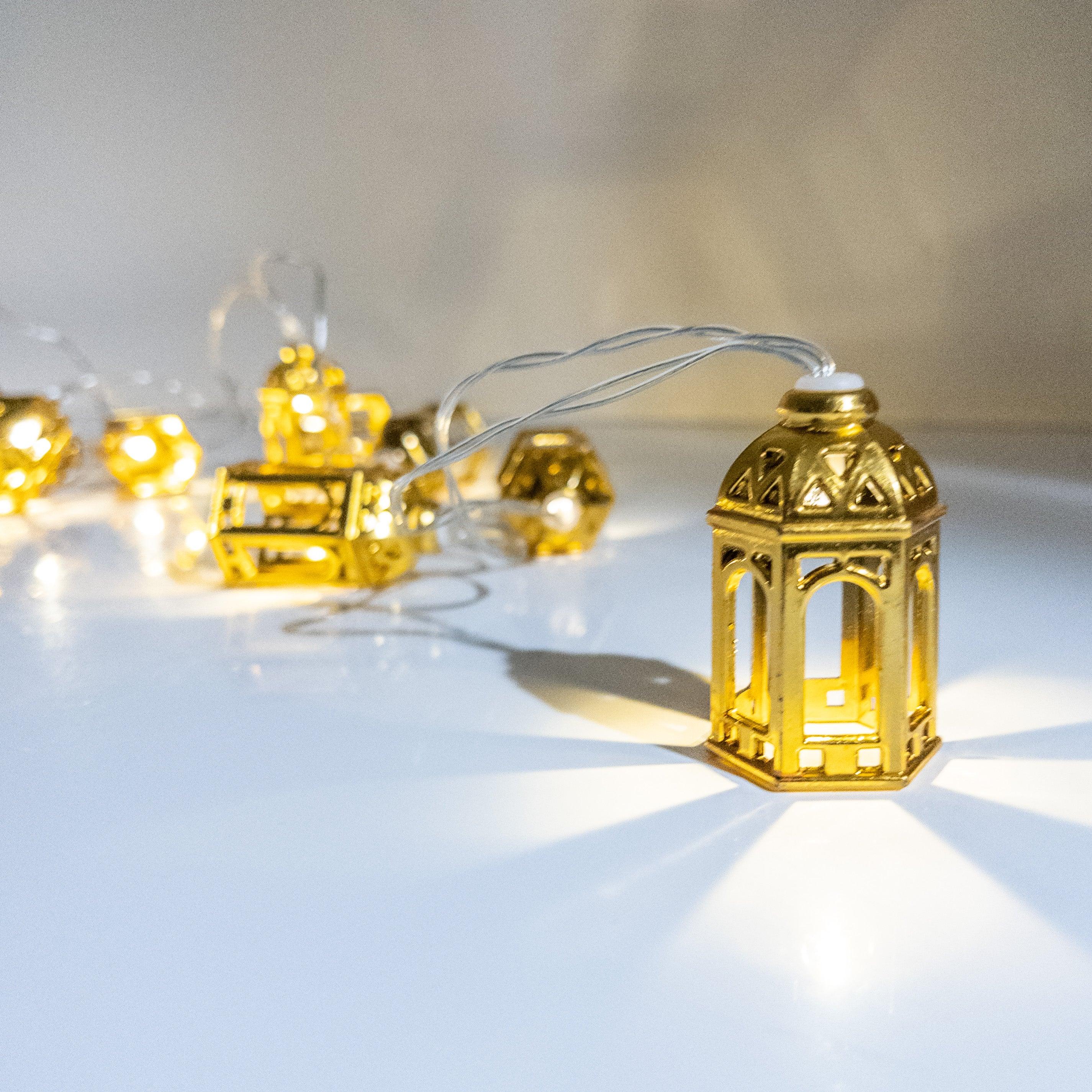 Golden Lanterns LED String Lights - eRayyan