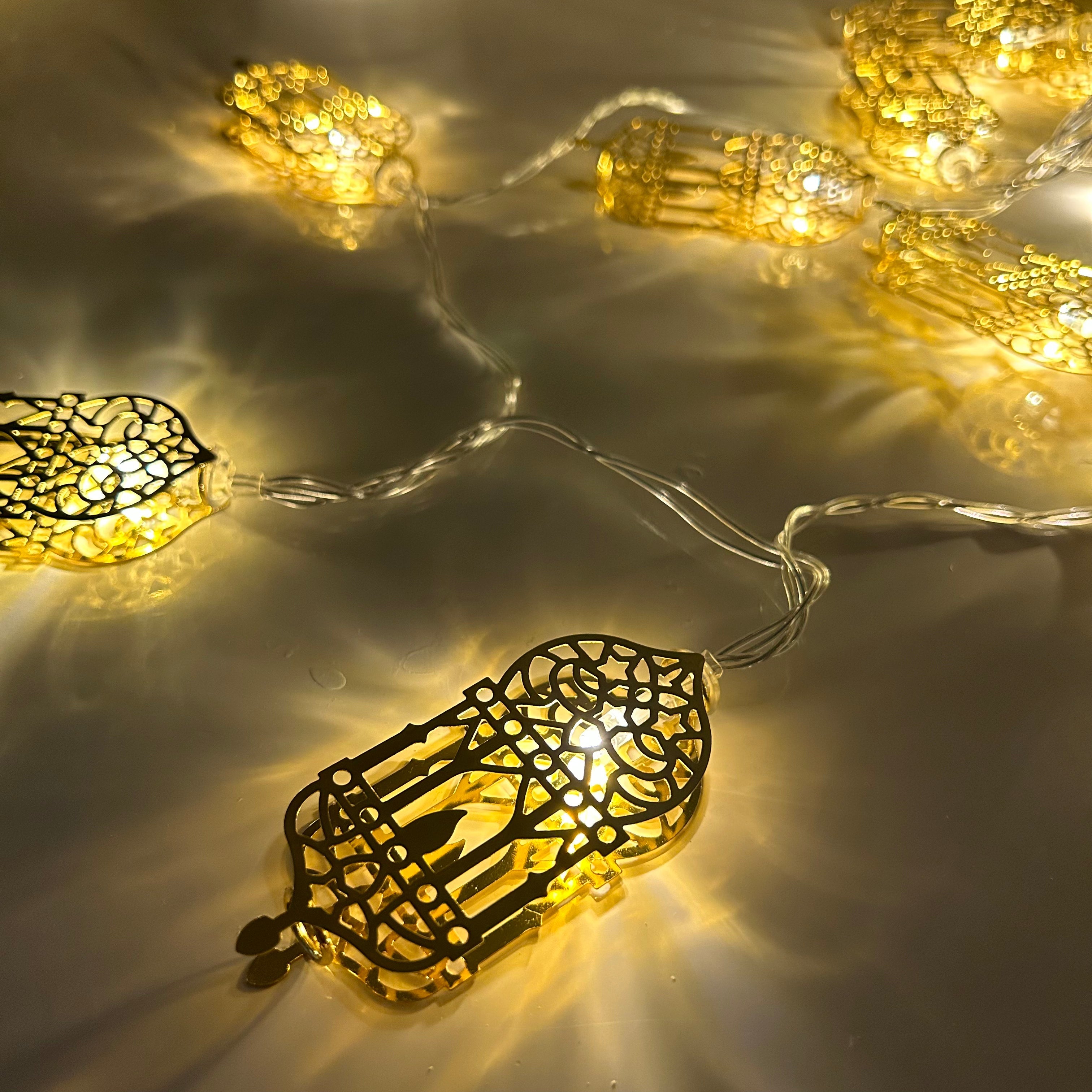 Islamic Geometric Lantern LED String Lights - eRayyan