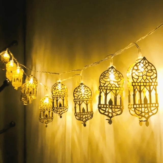 Islamic Geometric Lanterns LED String Lights